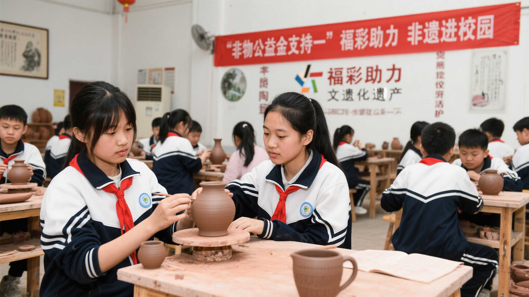 福彩携手非遗进课堂 焕发荣昌陶文化新生机 福彩携手非遗进课堂 焕发荣昌陶文化新生机