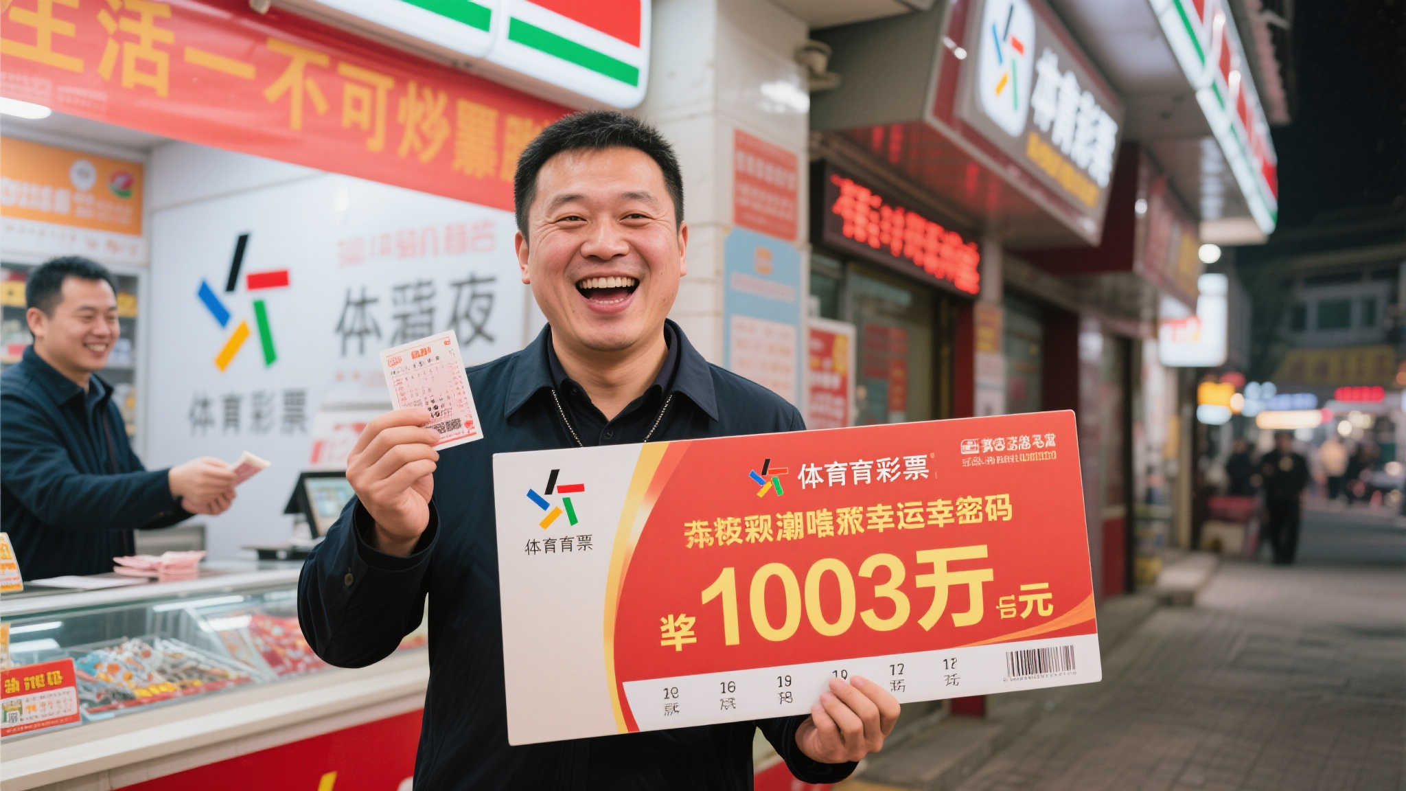 男子随同事购彩顺手自选，竟中体彩千万大奖，激动到失眠