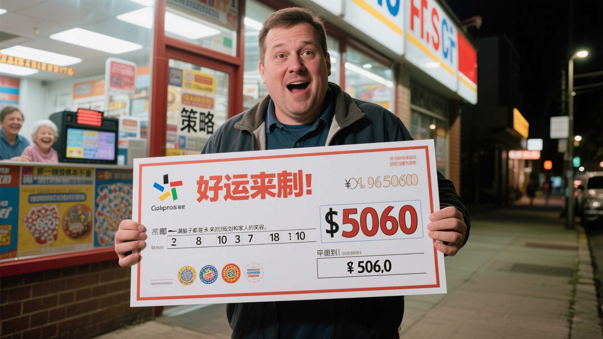 男子喜中506万彩票大奖激动失眠，同一站点1个月内两度爆出百万巨奖