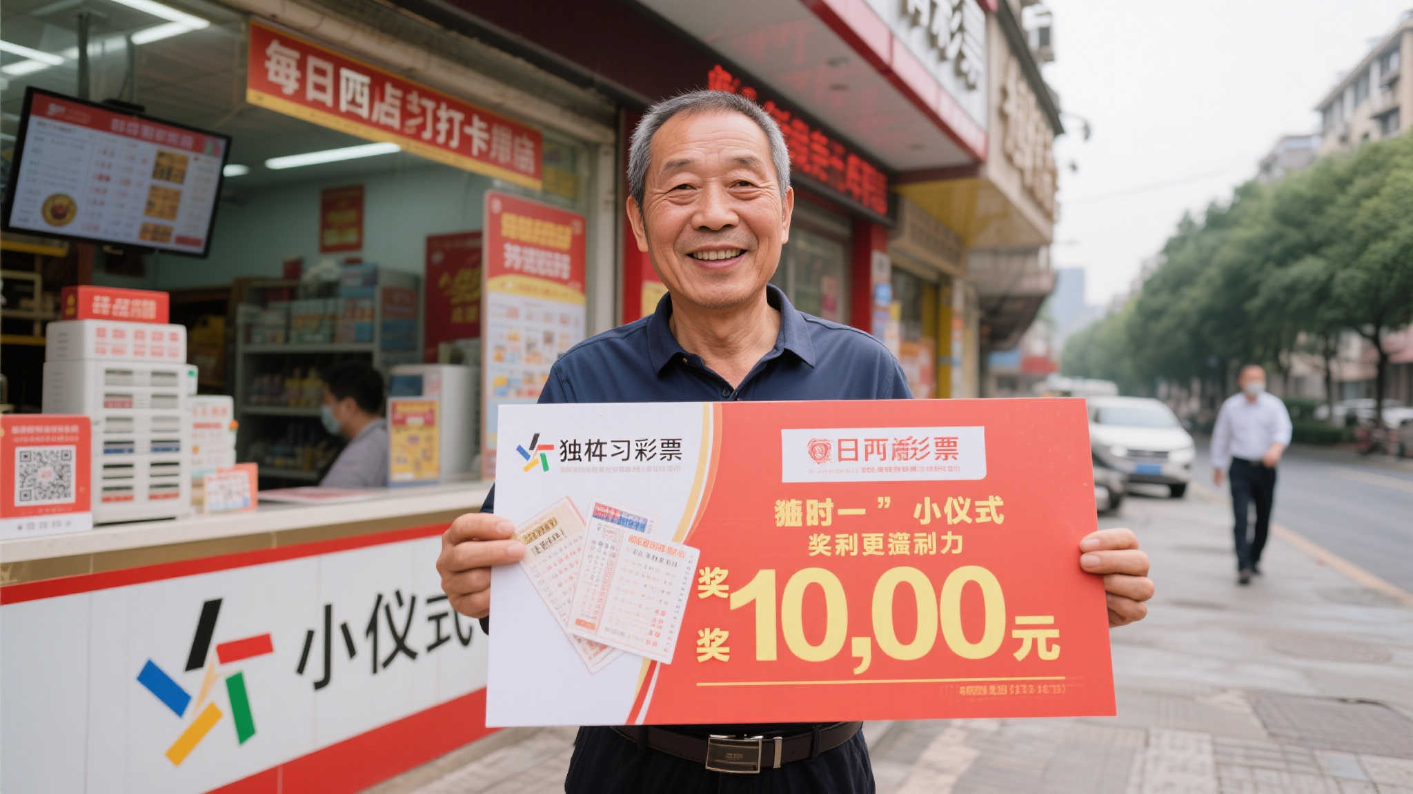 大叔仅花12元喜中东方6+1大奖1005万 每天坚持两站点打卡