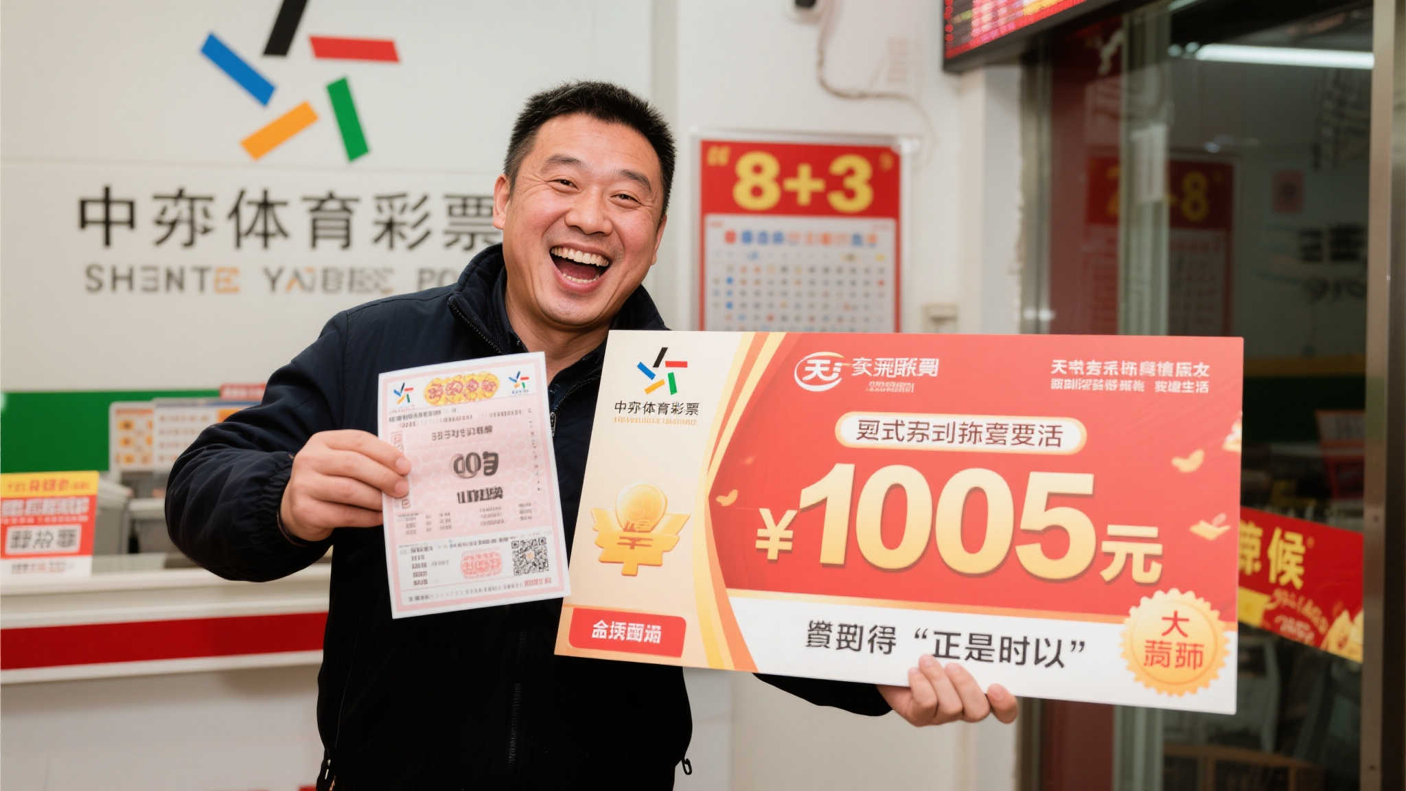 男子凭8+3复式票中体彩千万大奖 感叹奖金来得太及时 男子凭8+3复式票中体彩千万大奖 感叹奖金来得太及时