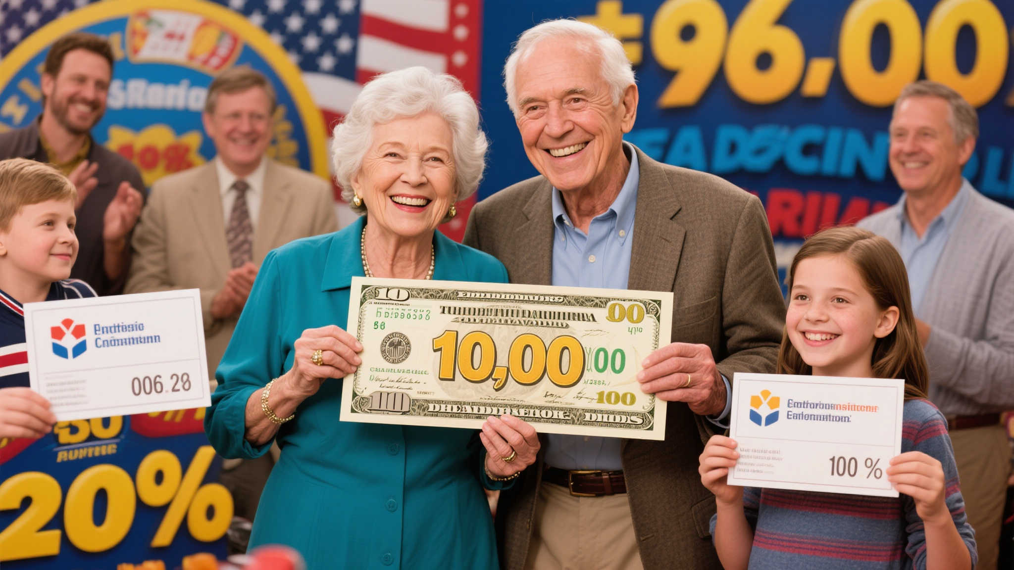 老夫妇喜中2.3亿彩票大奖 计划与家人共分享幸运 老夫妇喜中2.3亿彩票大奖 计划与家人共分享幸运