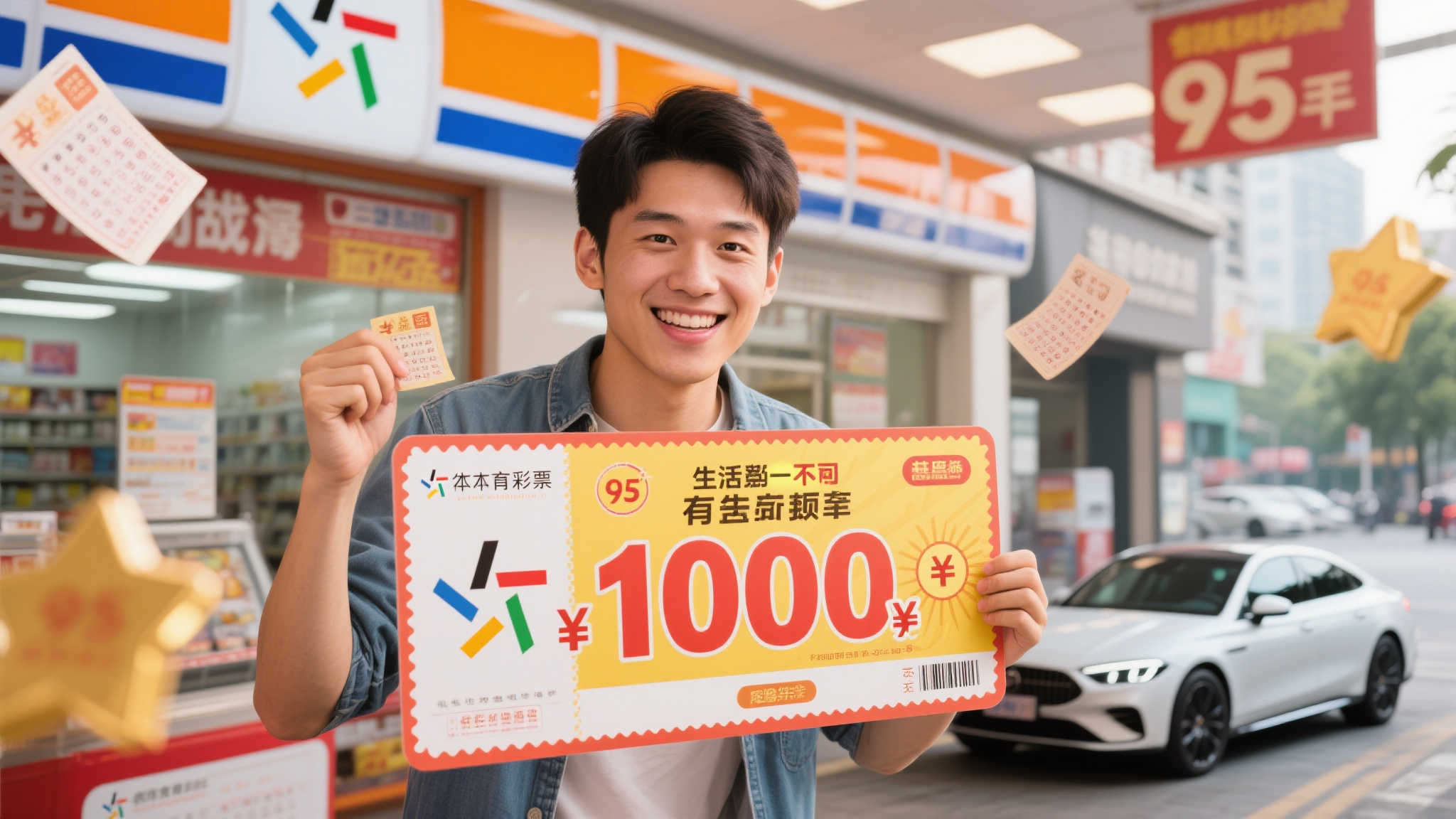 95后小伙喜中体彩百万大奖,购新车开启品质生活 95后小伙喜中体彩百万大奖,购新车开启品质生活