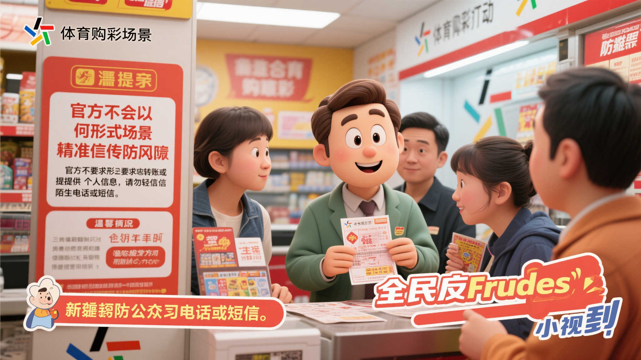 全民反诈 体彩助力守护