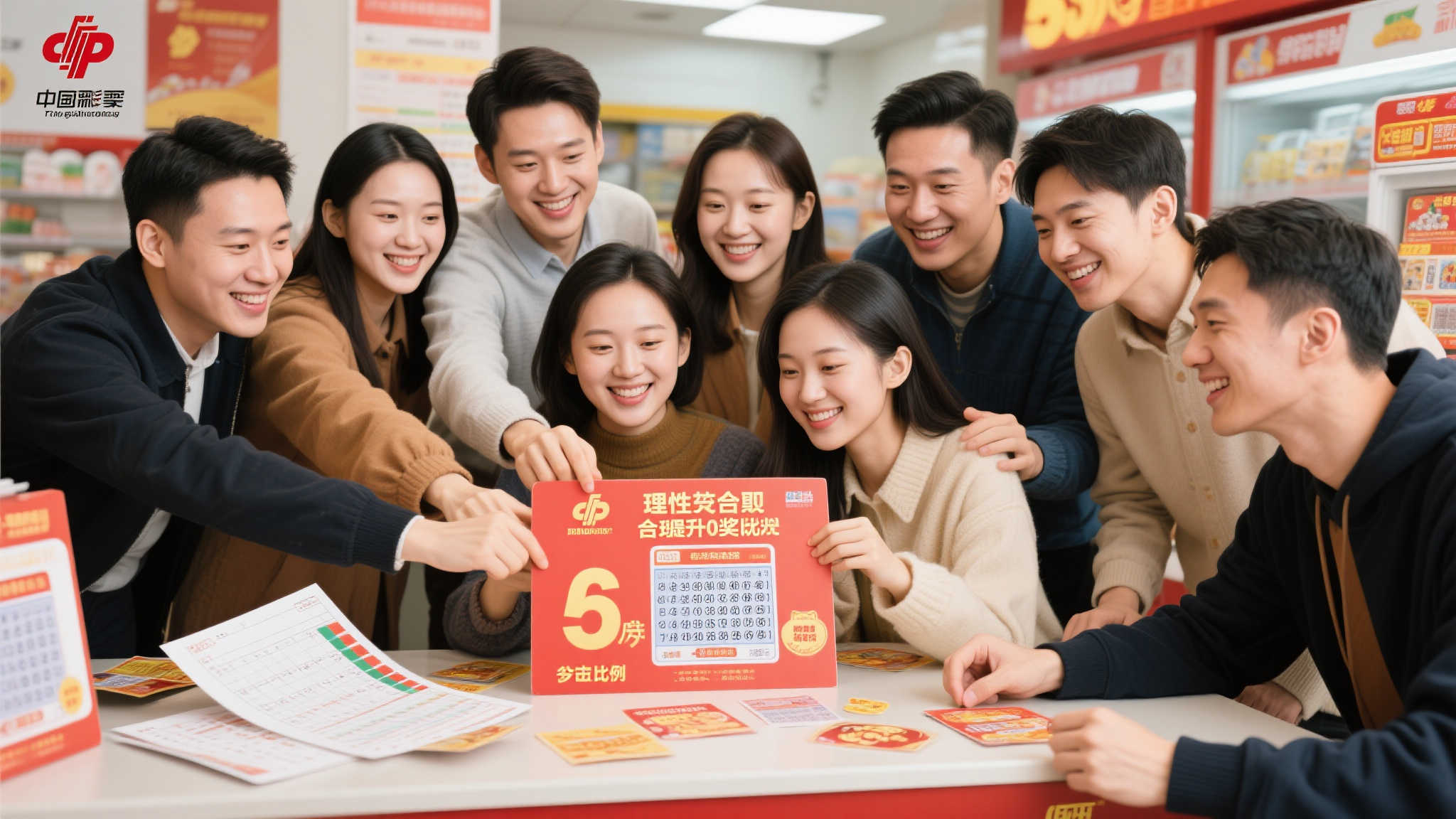 8位朋友联手选号，喜中双色球630万大奖