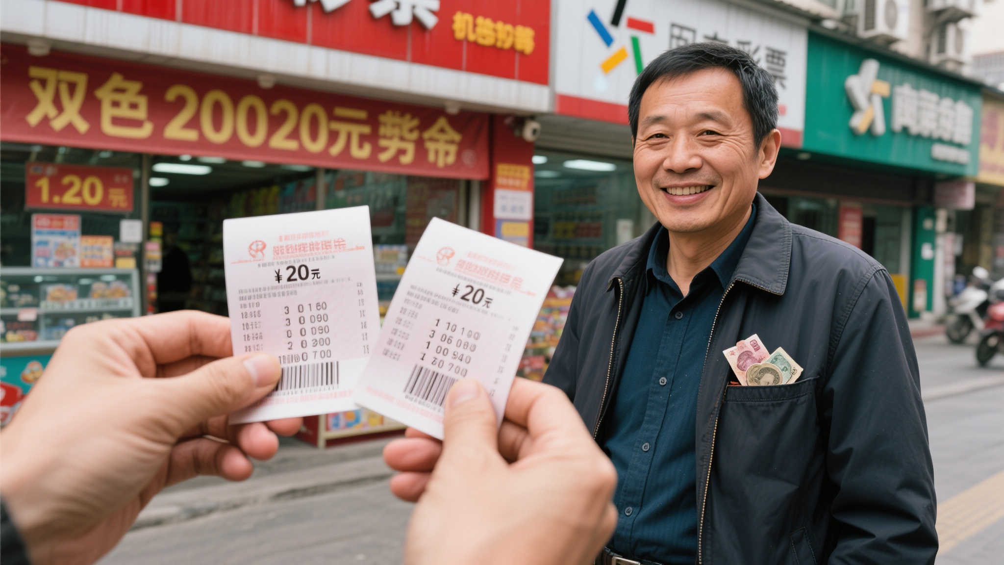 彩民随手20元机选喜中双色球3333万：幸亏身上有零钱