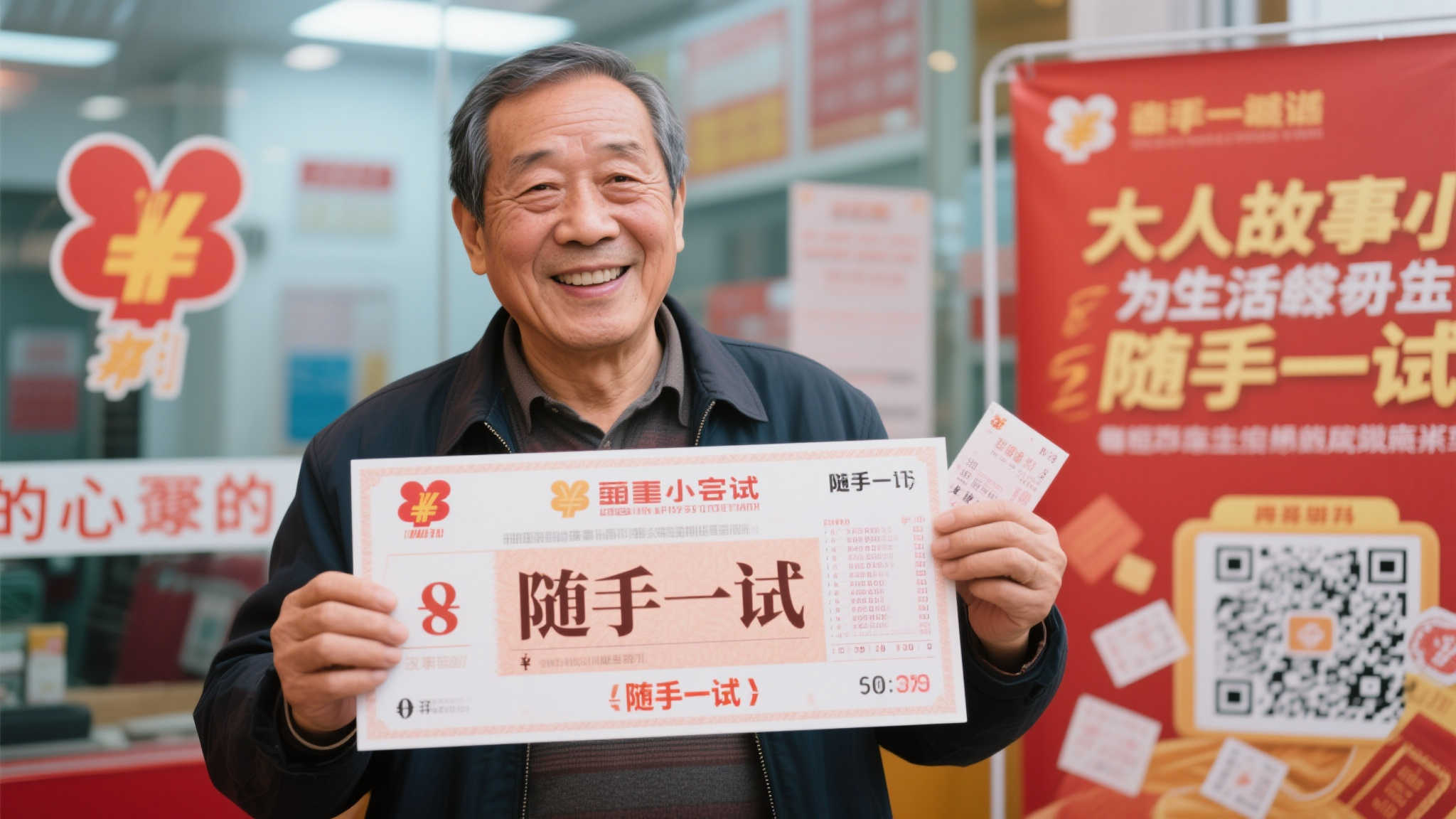 大叔喜中福彩刮刮乐百万大奖 计划赴京求医