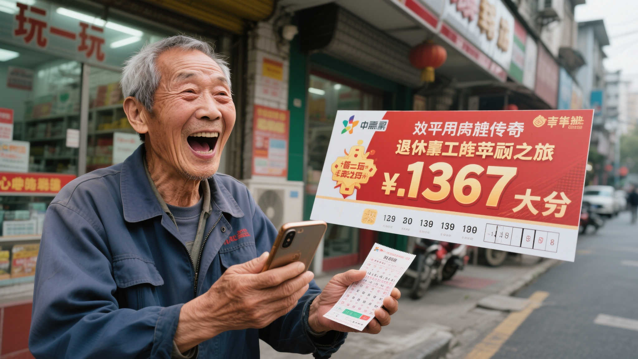 退休工人意外机选获1.36亿彩票巨奖,激动尖叫久久不停 退休工人意外机选获1.36亿彩票巨奖,激动尖叫久久不停