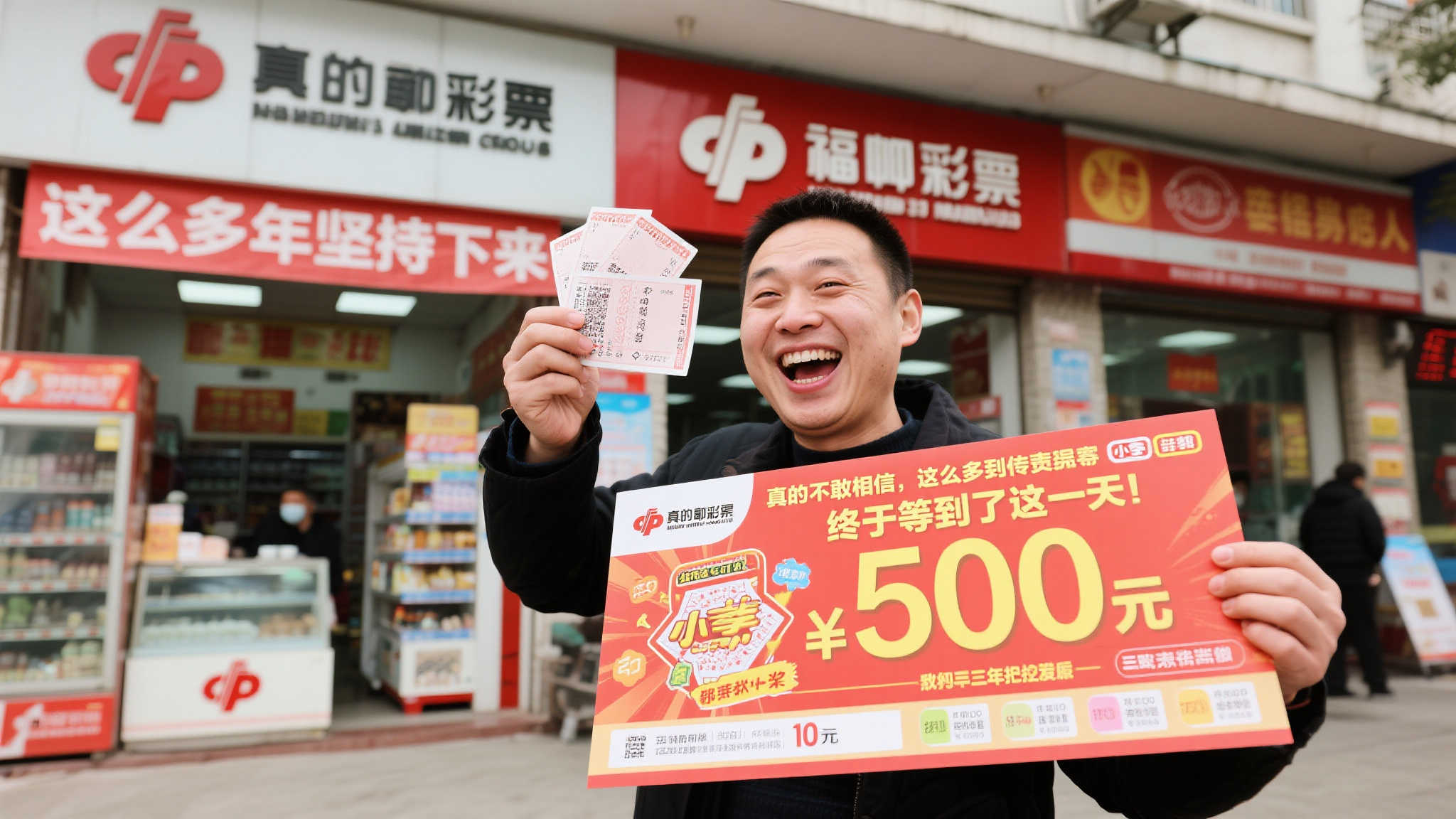 彩友小试身手揽福彩百万大奖，中奖站点成“幸运福地