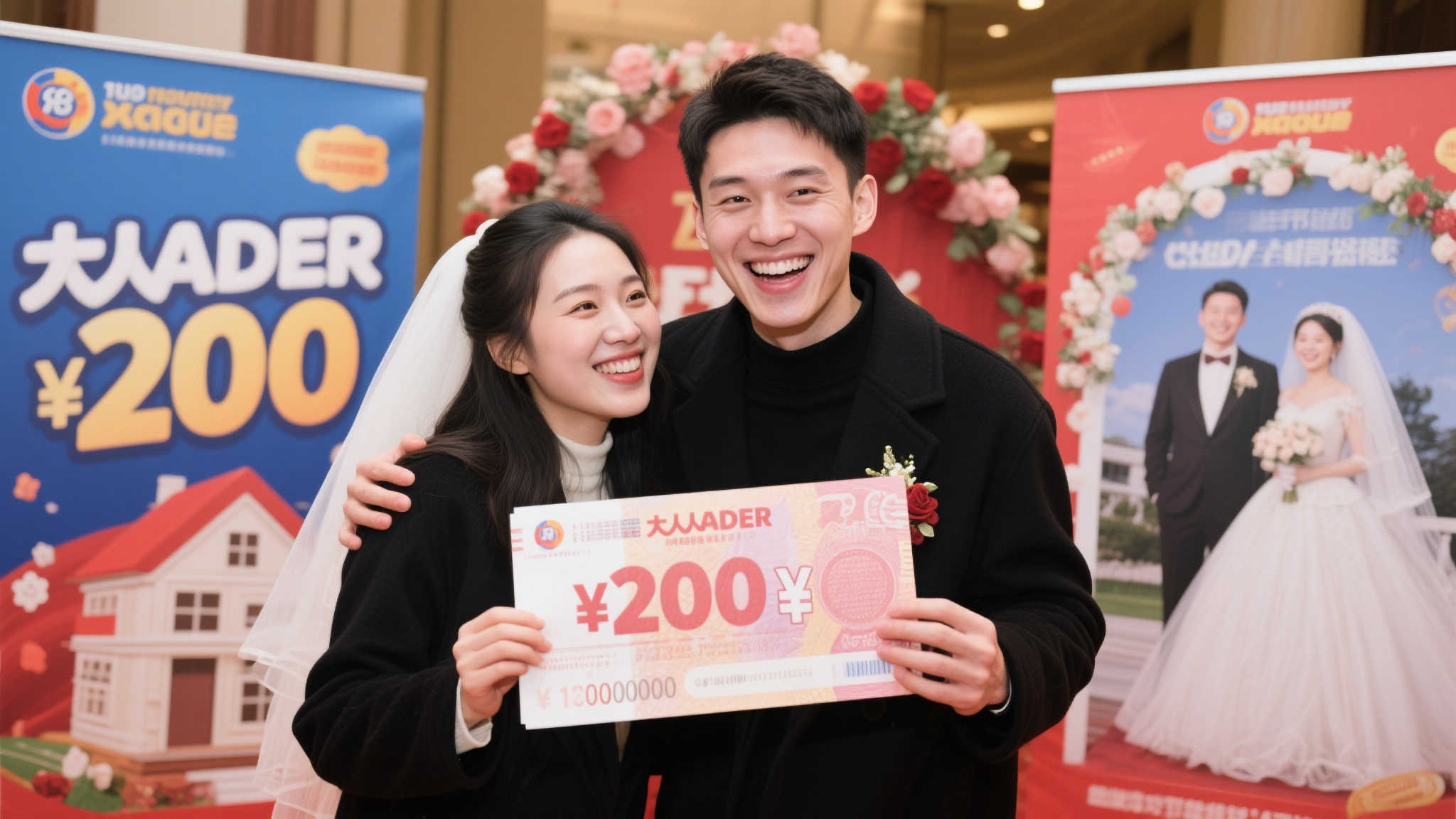 小伙喜中大乐透1216万，年底婚礼人生双丰收！